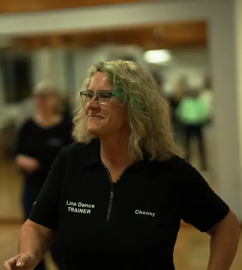 Cheesy bei einem Kurs