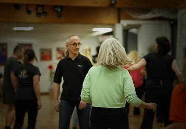 Man and Woman dancing