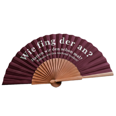 Line Dance Fächer in Rot (Deutsch)